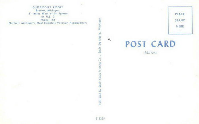 Gustafsons Resort (White Tail Restaurant & Motel) - Old Memorabilia